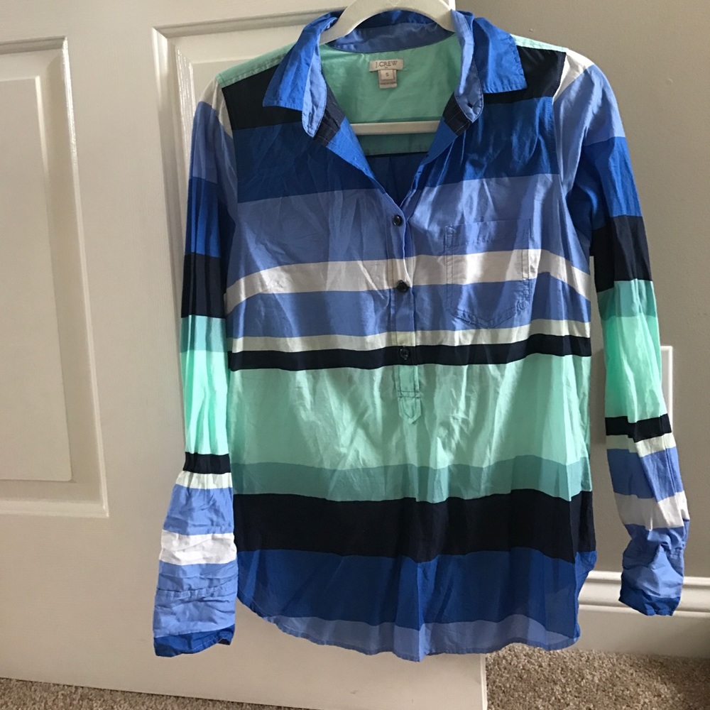 JCREW striped blouse