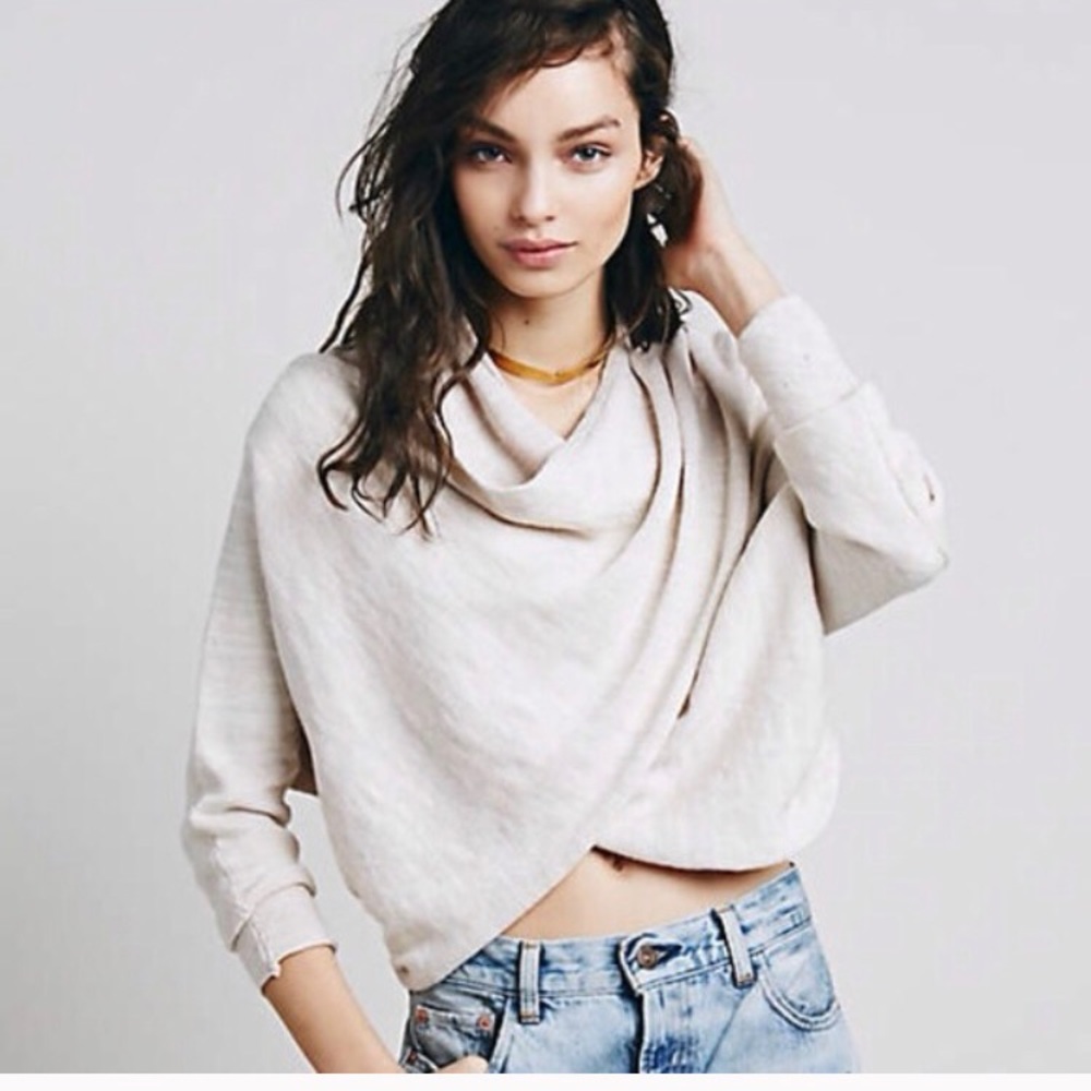 Free people wrap sweater
