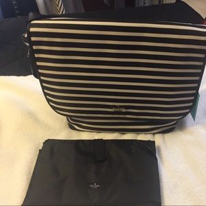 ♠️Kate Spade ♠️black and white Baby bag (NWT)