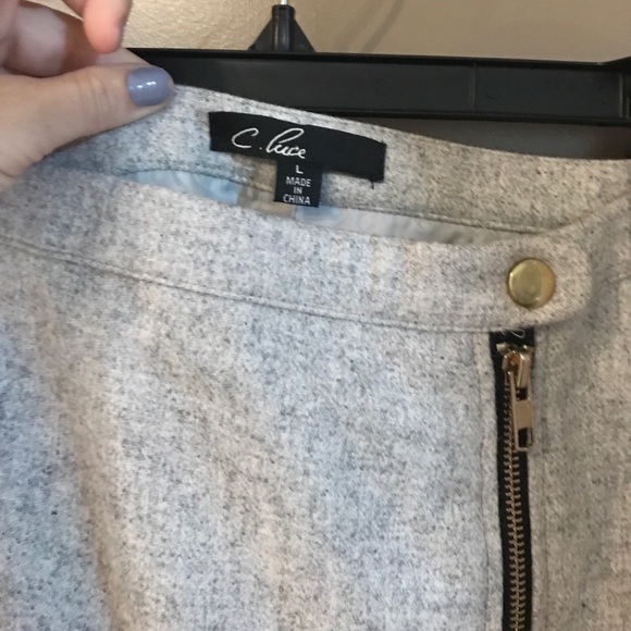 Light grey C. Luce skirt - Picture 2 of 3