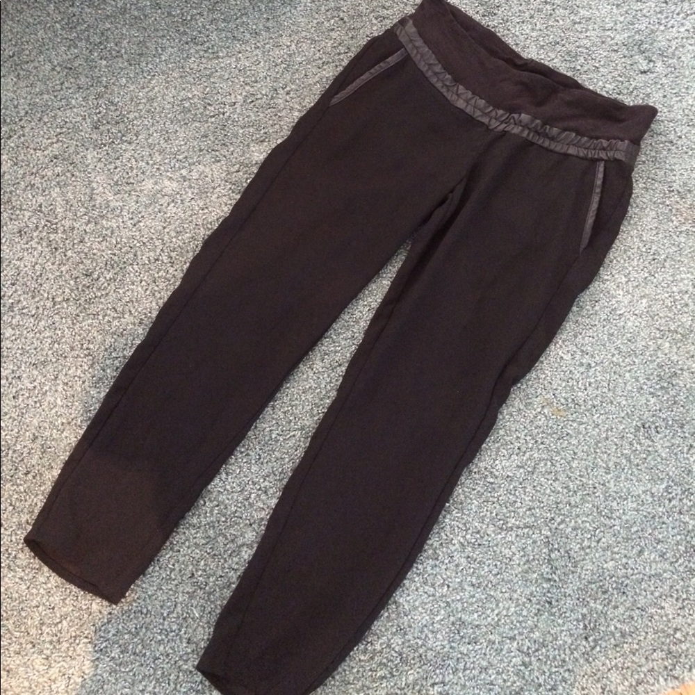 Black maternity pants