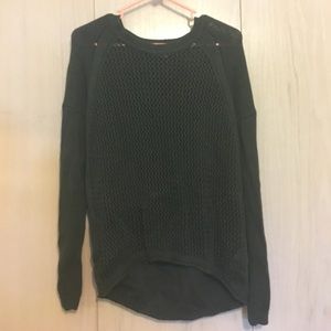 Dark green sweater