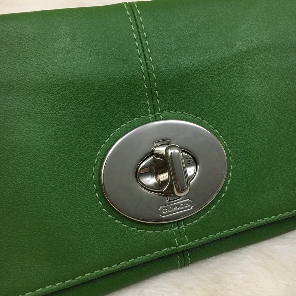 {NWOT} Coach Fold-over Clutch - Picture 2 of 8