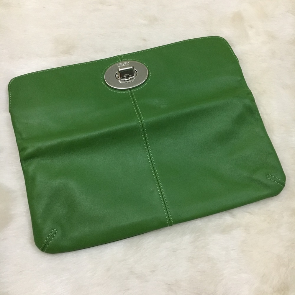 {NWOT} Coach Fold-over Clutch - Picture 6 of 8
