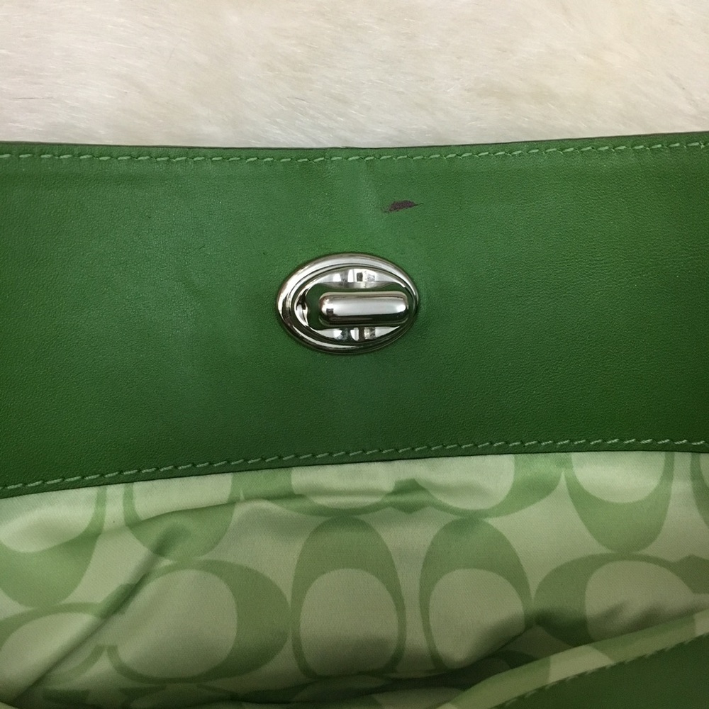 {NWOT} Coach Fold-over Clutch - Picture 8 of 8