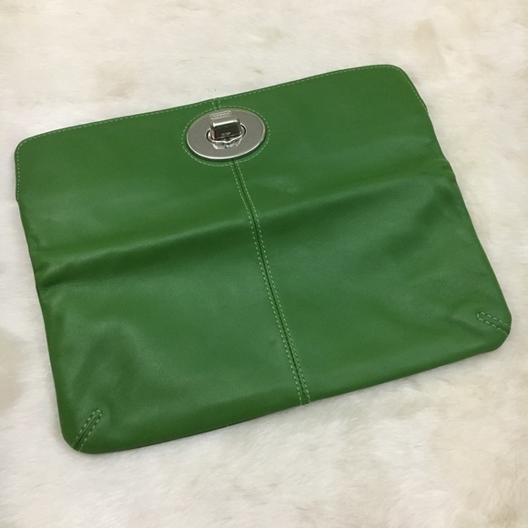 {NWOT} Coach Fold-over Clutch - Picture 6 of 8