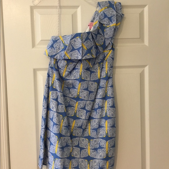 Lilly Pulitzer One Shoulder Butterfly Print - Picture 2 of 7