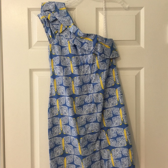 Lilly Pulitzer One Shoulder Butterfly Print - Picture 3 of 7