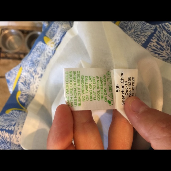 Lilly Pulitzer One Shoulder Butterfly Print - Picture 6 of 7