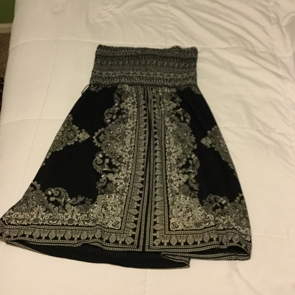 Black and white dress