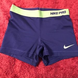 Nike pro training shorts