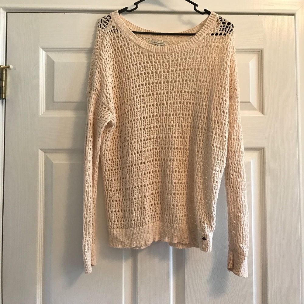 American Eagle crochet sweater