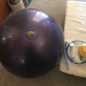 Go Fit Core Stability Ball w/pump