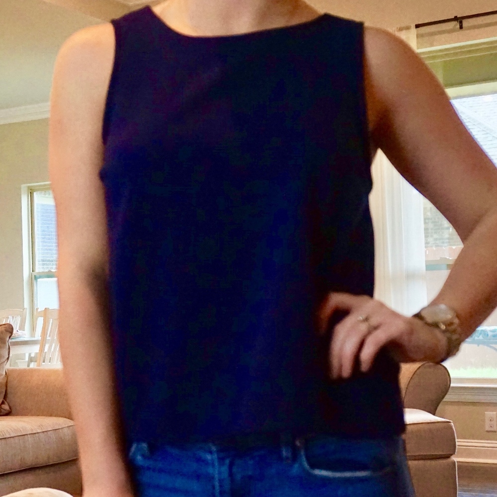Navy Blue blouse