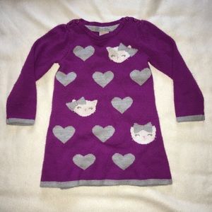 Gymboree Cat Sweater Dress