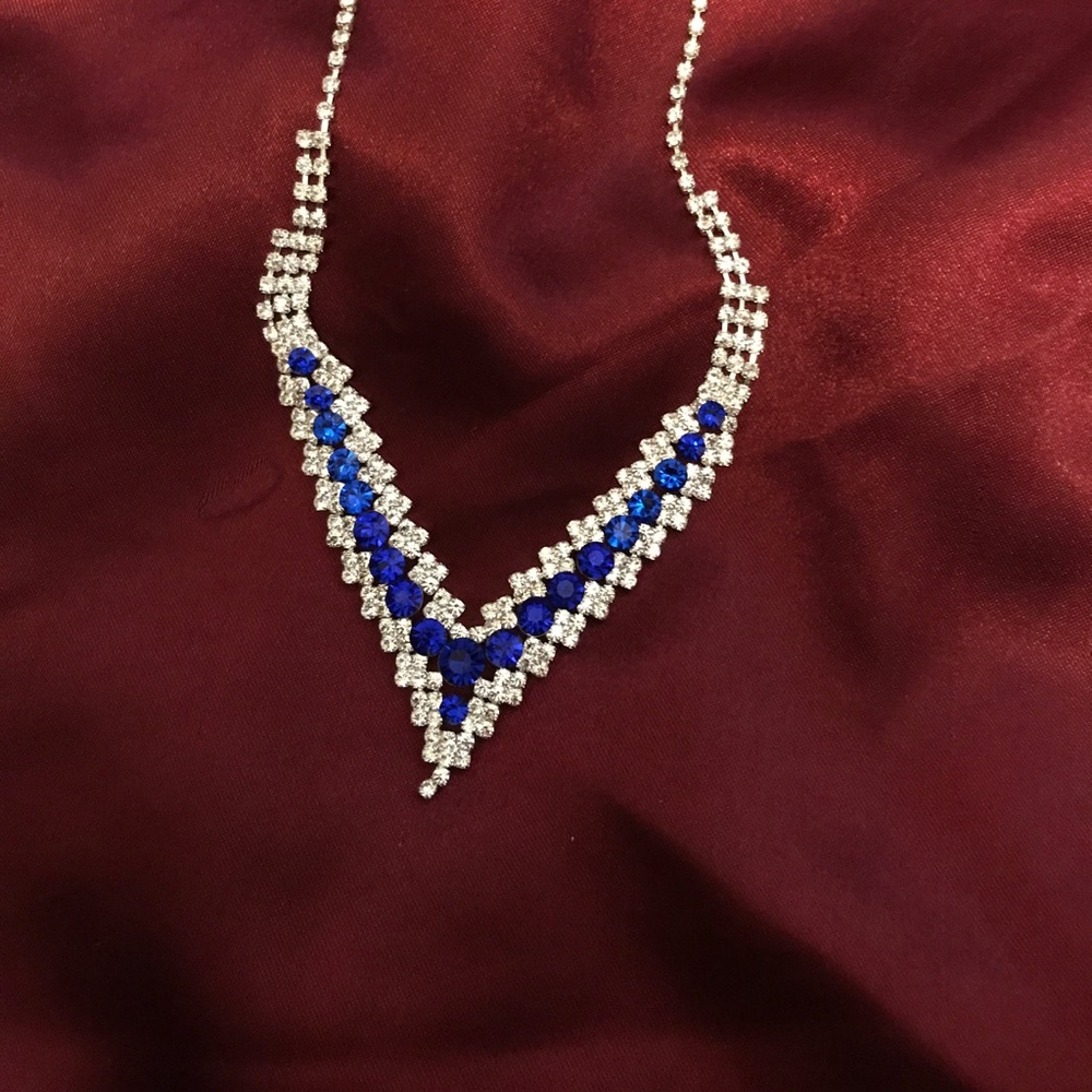 Necklace with matching earrings