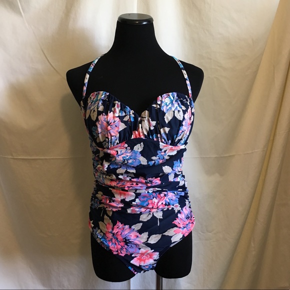 Old Navy Other - Floral One Piece Bathing Suit with Removal Halter
