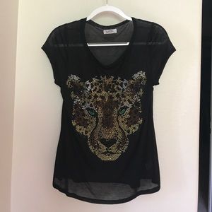 Women's Lauren Moshi beaded shirt