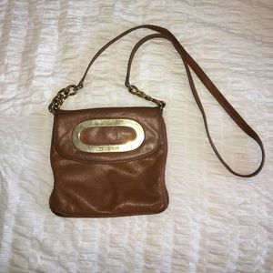 MICHAEL KORS SMALL LEATHER CROSS BODY PURSE