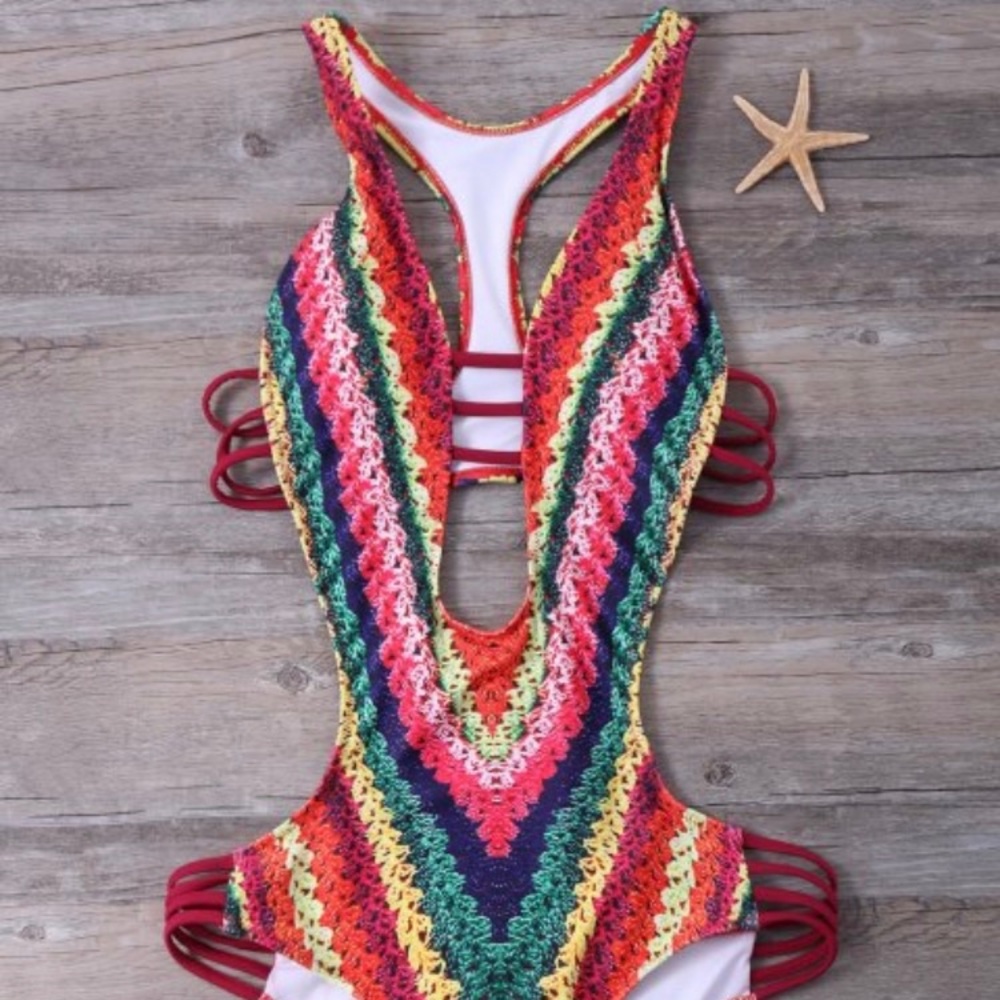 One Piece Printed Monokini
