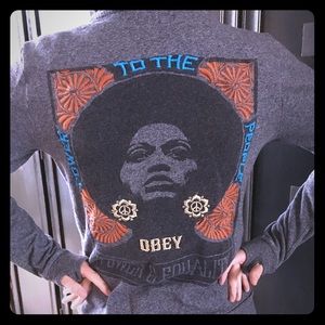 Obey power 2 the people art sweatshirt original