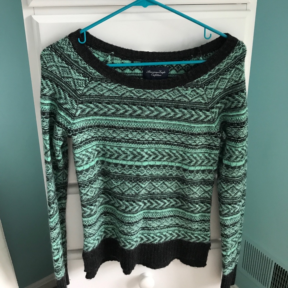 American Eagle- Tribal Print Sweater
