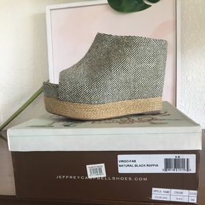 Jeffrey Campbell wedge mules
