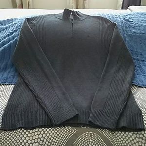 Calvin Klein Men's Ragland Zip Sweater