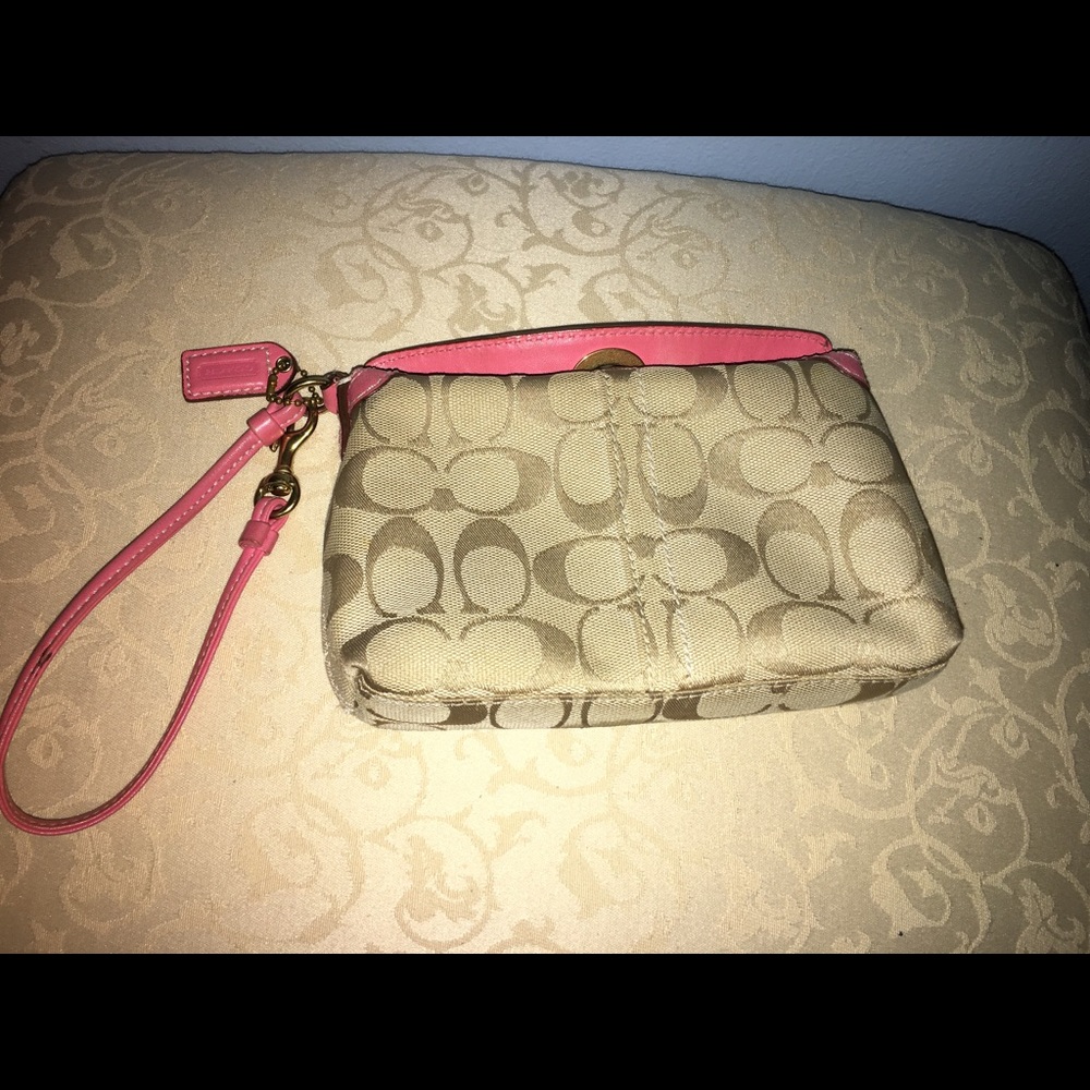 Large Coach wristlet