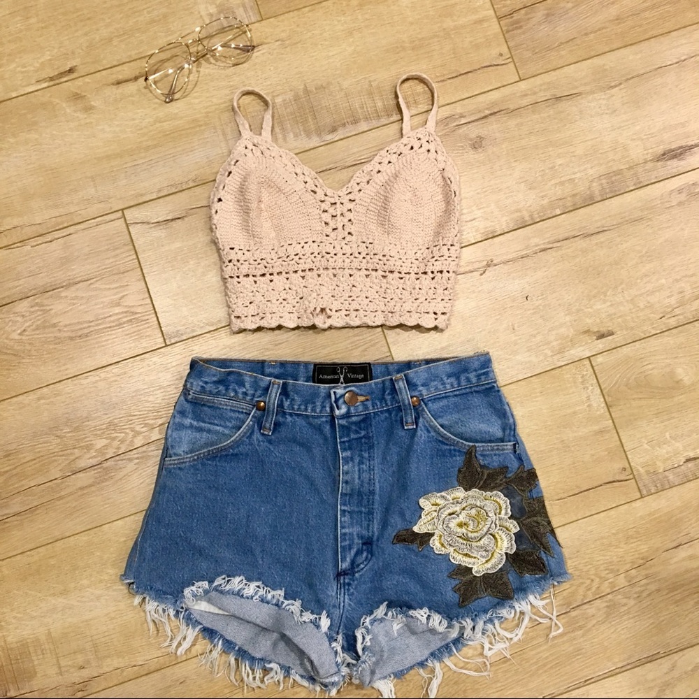 Crochet crop top