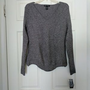 INC Metallic Pull Over Sweater