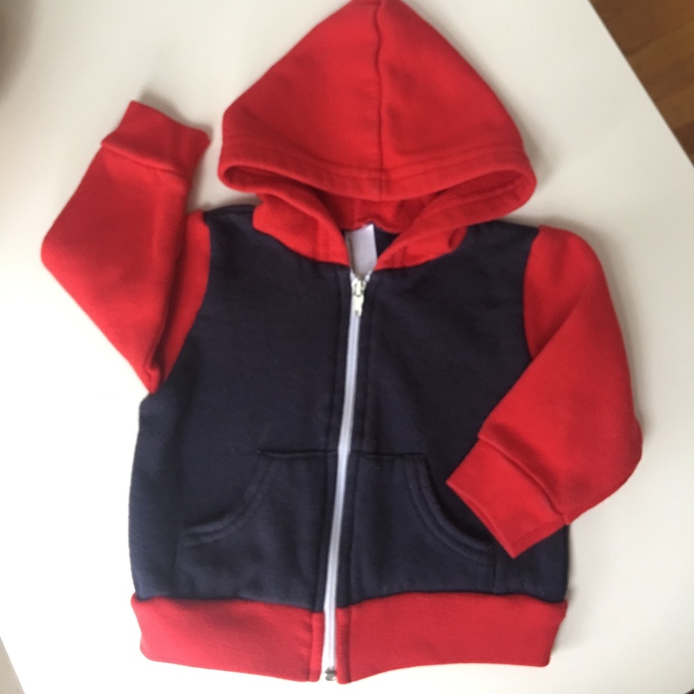 American apparel zip hoodie