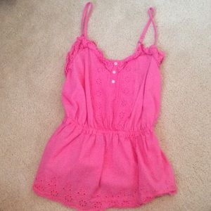 Pink tank top
