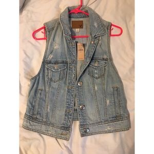 Jean jacket vest