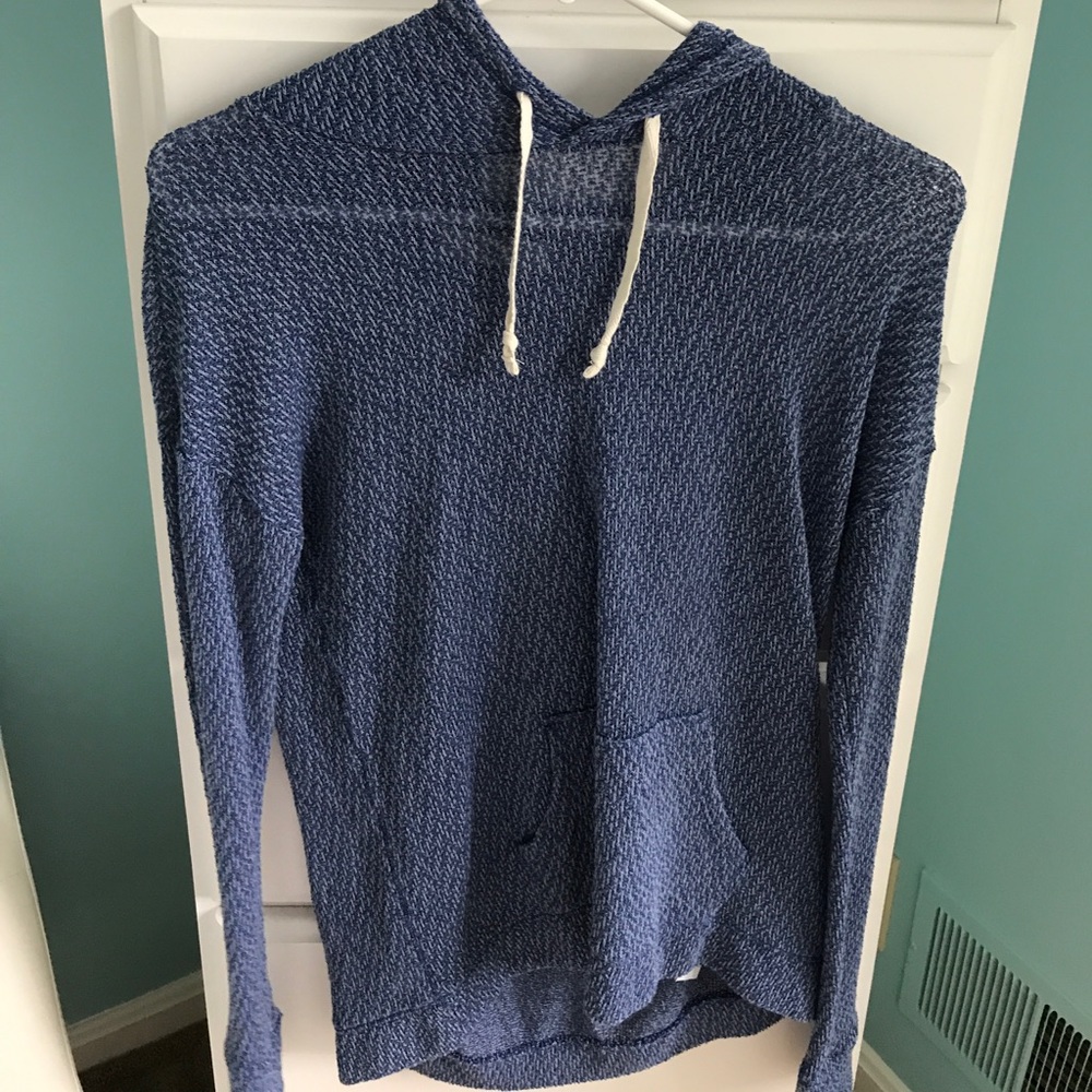 Hollister- Blue Knit Hoodie
