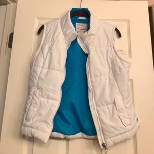 White Sleeveless Vest