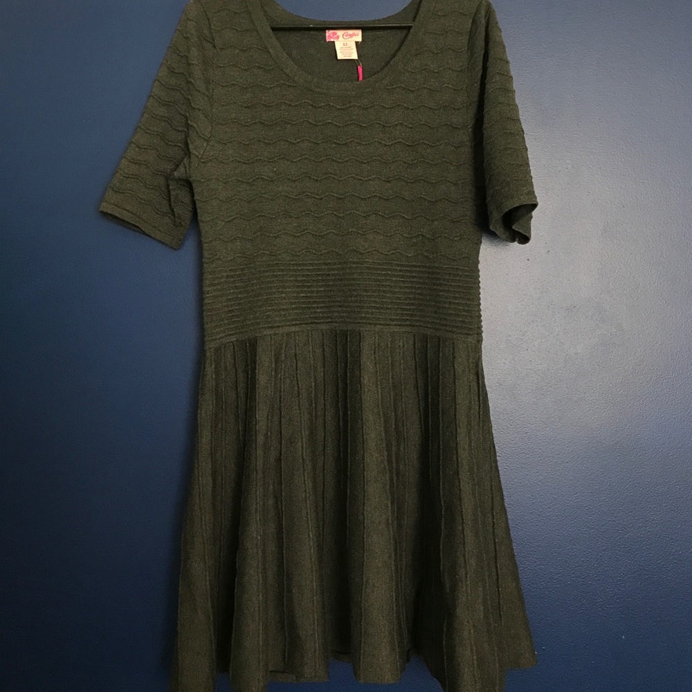 Candie's Gray Sweater Dress