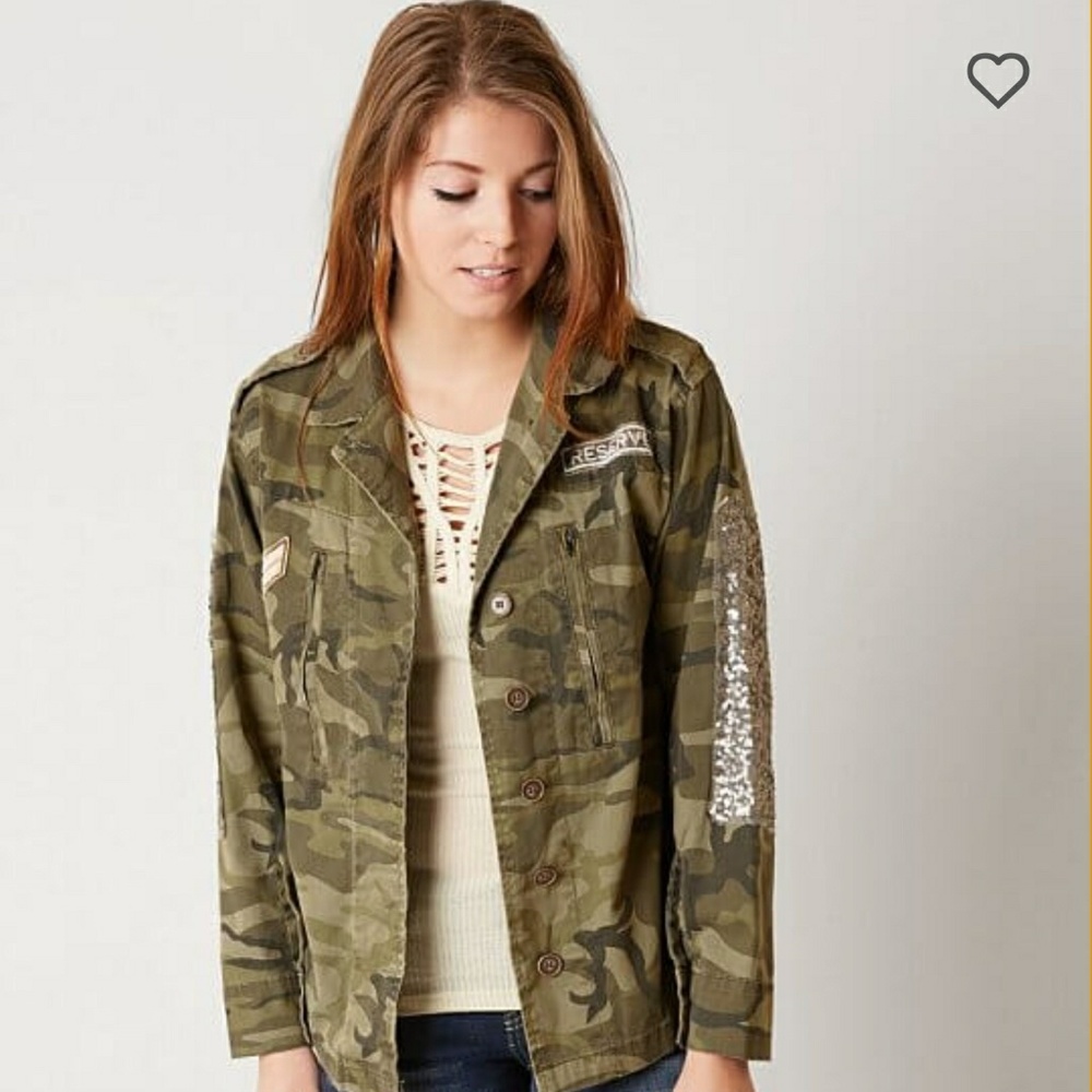 Bke camouflage jacket NWT