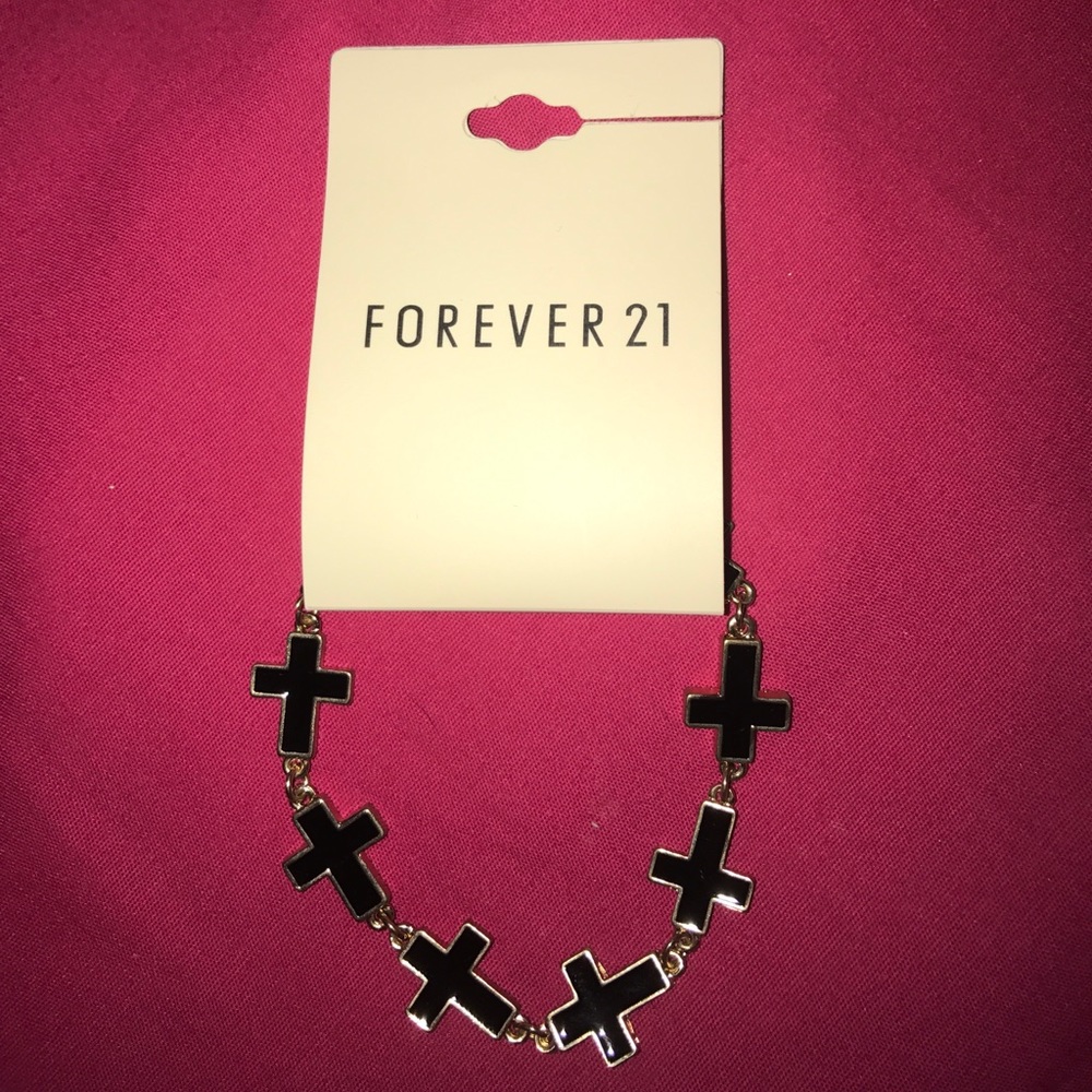 Forever 21 cross bracelet