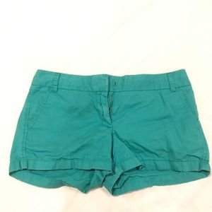 J Crew Green Chino Short Size 8
