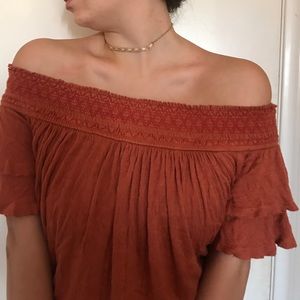 Free people off the shoulder top