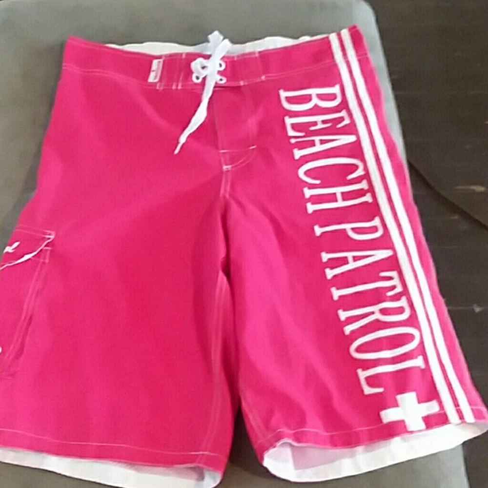 SWIMMING TRUNKS RED SIZE L