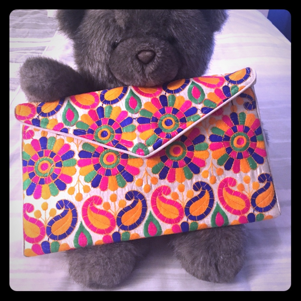 Gorgeous multicolored purse