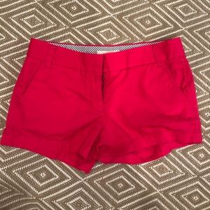 Hot Pink Jcrew Factory Chino Shorts Size 6