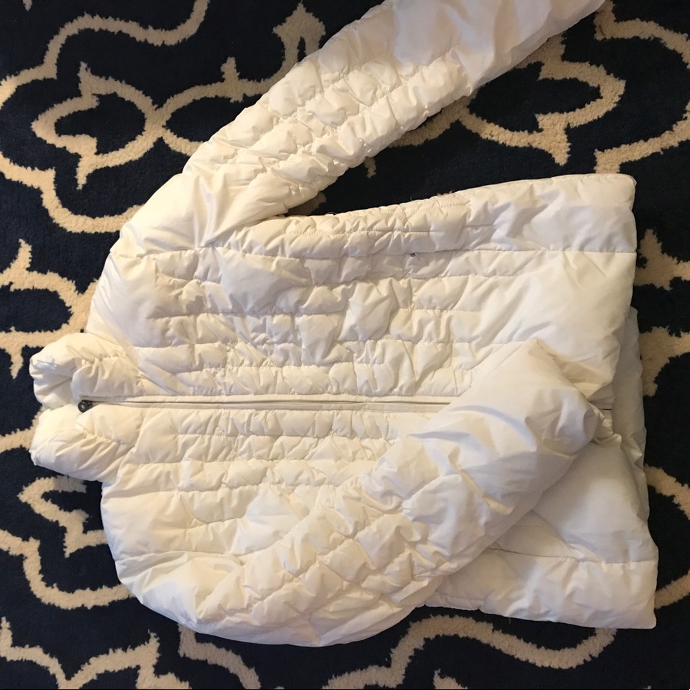 White Nine West Puffer Jacket