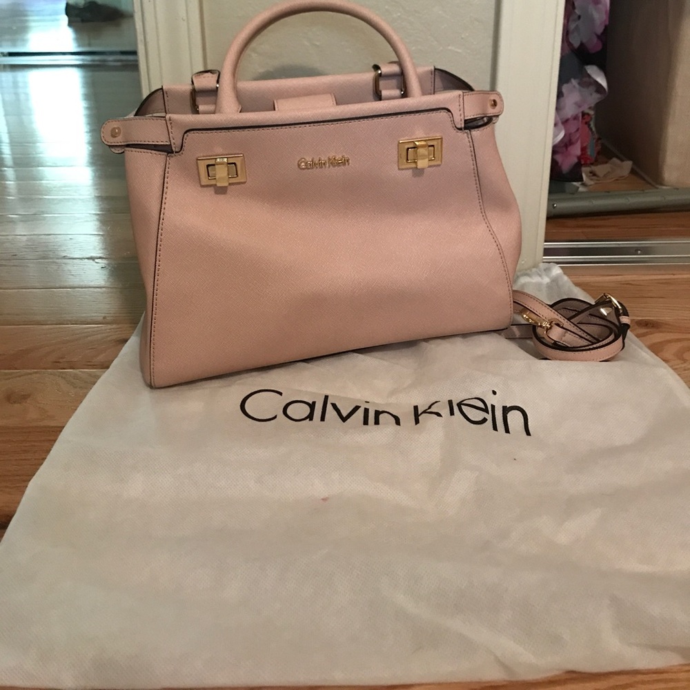 Pink Calvin Klein Handle Bag