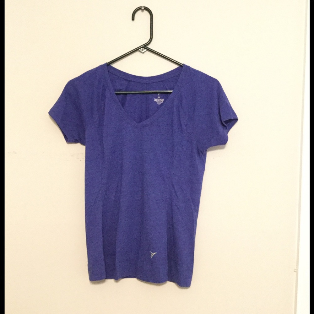 V neck work out top