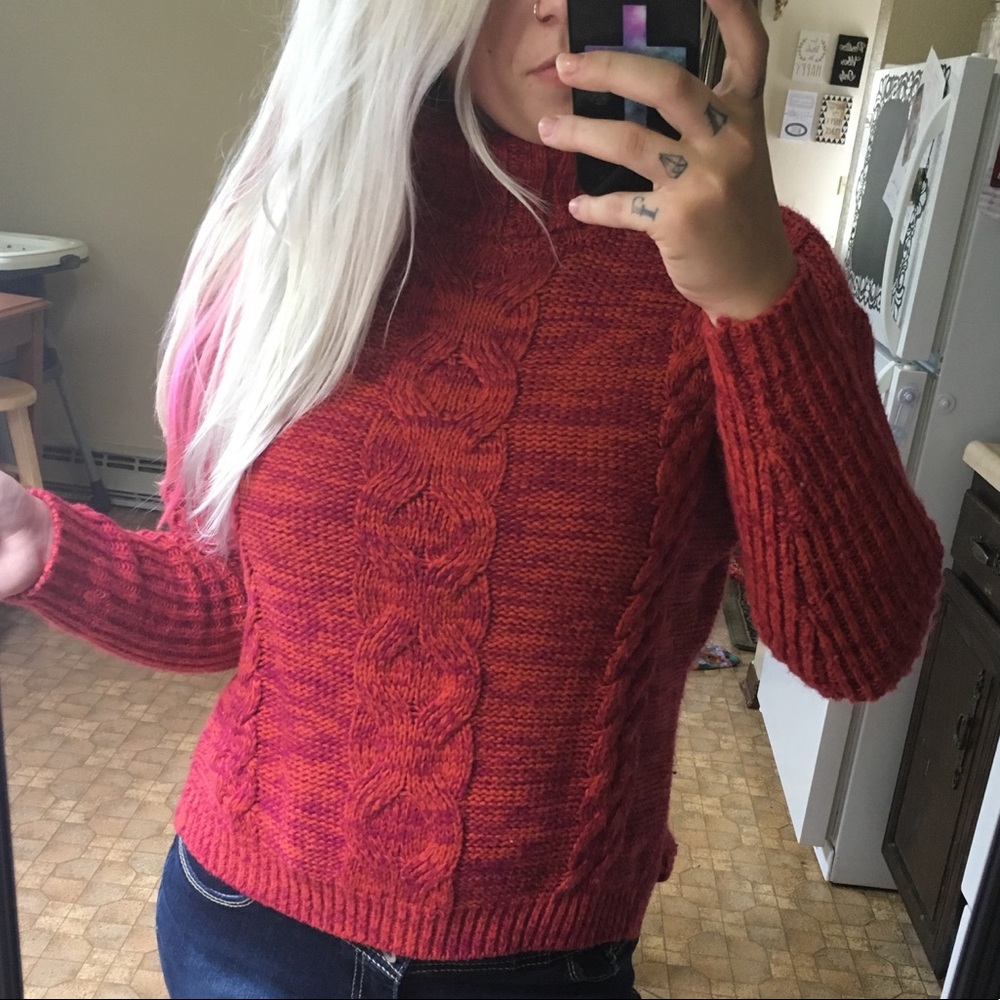 Forever 21 cowl turtle neck sweater