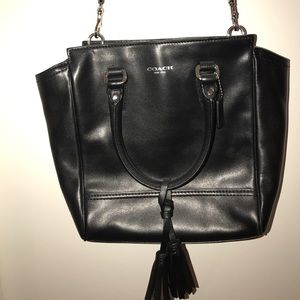 Black coach medium cross body