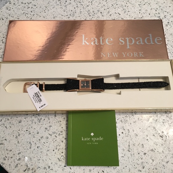 kate spade Accessories - NEW Limited Edition Kate Spade Glitter Bow Watch